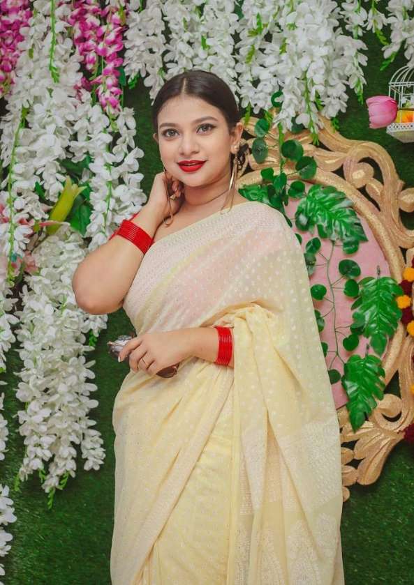 Actress Sanita Rahman  HD Saree Photo